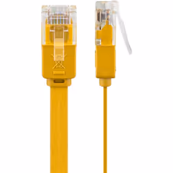 Goobay 96408 cavo di rete Giallo 1,5 m Cat6 U/UTP (UTP)