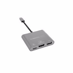 Terratec Connect C3, USB 3.2 Gen 1 (3.1 Gen 1) Type-C, Argento, HDMI, USB 3.2 Gen 1 (3.1 Gen 1) Type-A, USB 3.2 Gen 1 (3.1 Ge ...