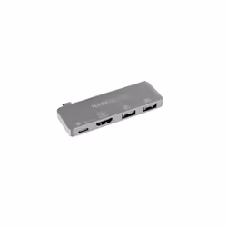 Terratec Connect c4, USB 3.2 Gen 1 (3.1 Gen 1) Type-C, Argento, HDMI, USB 3.2 Gen 1 (3.1 Gen 1) Type-A, Alluminio, Cina, USB
