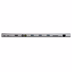 Terratec Connect c6, USB 3.2 Gen 1 (3.1 Gen 1) Type-C, Argento, HDMI, RJ-45, USB 3.2 Gen 1 (3.1 Gen 1) Type-A, Alluminio, Cin ...