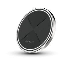 Terratec ChargeAIR dot! Smartphone Nero, Argento dC Carica wireless Ricarica rapida Interno