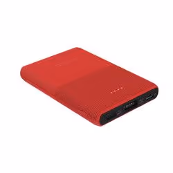 Terratec P50 Pocket, 5000 mAh, Polimeri di litio (LiPo), Rosso