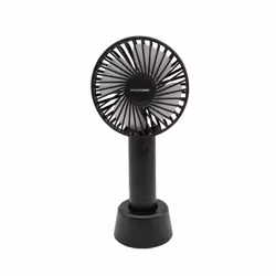 RealPower 303132, Ventilatore domestico con pale, Nero, Tavolo, Batteria, 1200 mAh, 5 h