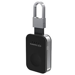 Terratec Charge AIR Key 950 mAh Carica wireless Nero, Argento