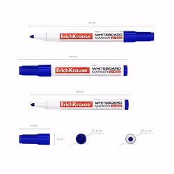 ErichKrause 12849 evidenziatore 4 pz Tipo di punta Nero, Blu, Verde, Rosso - Vista aggiuntiva 5
