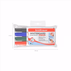 ErichKrause 12849 evidenziatore 4 pz Tipo di punta Nero, Blu, Verde, Rosso - Vista aggiuntiva 6