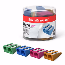 ErichKrause 38015, Temperamatite manuale, Multicolore, Acciaio inox, Acciaio al carbonio, 1,1 cm, 8 mm
