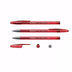 ErichKrause 42722 penna gel Penna in gel con cappuccio Rosso 12 pz