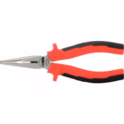 Pinza con naso piegato a 45° mezzo tondo, standard 160 mmImpugnatura ergonomica a due componentiLunghezza: 160 mm - 6" 1/2Cap ...
