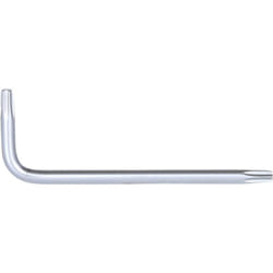 Chiave maschio piegata Torx,extra lunga,T45