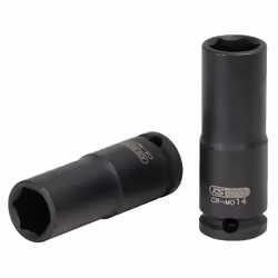 KS Tools 515.1615, Bussola Impact, Nero, 1 testina/e, 3/8", Metrico, 15 mm