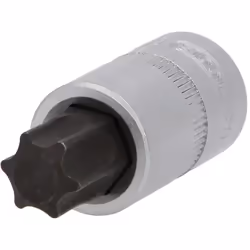 Torx Attacco quadro femmina a norma DIN 3120 / ISO 1174 con sede per sfera di tenuta Con inserto nichelato inserito a pressio ...