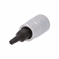 Torx Attacco quadro femmina a norma DIN 3120 / ISO 1174 con sede per sfera di tenuta Con inserto nichelato inserito a pressio ...