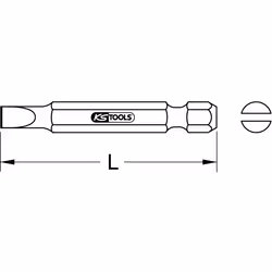 KS Tools 911.7533 punta per cacciavite 1 pz