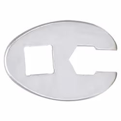 KS Tools 913.3819, Elemento singolo, Attacco terminale per chiave, Acciaio al cromo-vanadio, 19 mm, 44 mm, 22 mm
