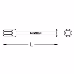 KS Tools 975.1006 punta per cacciavite 1 pz - Vista aggiuntiva 2