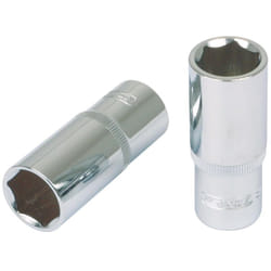 1/4' Bussola esagonale chrome lunga,8mm