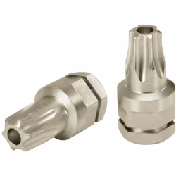 Torx con foro Con esagono e rosetta elastica di sicurezza Per utilizzo manuale con una chiave GEAR Ideale per il settore arti ...