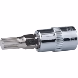 XZN® Attacco quadro femmina a norma DIN 3120 / ISO 1174 con sede per sfera di tenuta Con inserto nichelato inserito a pressio ...