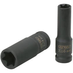 1/2" Bussola p.avvitatori ad impulsi ETorx,lunga,E14