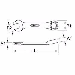 KS Tools 518.001 chiave inglese combinata