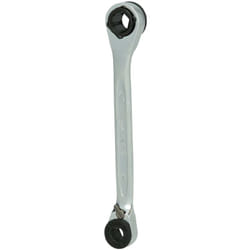 Chiave a cricco poligonale corta p.inserti reversibile GEAR,1/4'x5/16'
