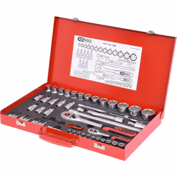 KS Tools 917.4052, Set di bussole, 52 testina/e, Acciaio al cromo vanadio, 6,25 kg