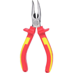 Kstools - Pinza a punte mezzotonde, piegate, 165mm