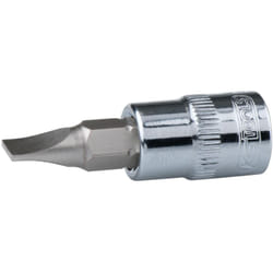 1/4" Bussola p.viti a intaglio CHROME 7mm