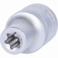 KS Tools 911.4322-E, Presa elettrica, 1/2", Metrico, 1 testina/e, E10, Acciaio al cromo vanadio