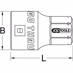 KS Tools 503.498 bussola e set di bussole