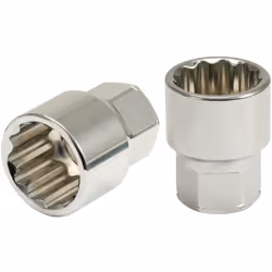 Profilo FlankTraction Con foro passante Utilizzabile per chiavi con sistema RING-STOP Finemente satinate Cromo-vanadio Larghe ...