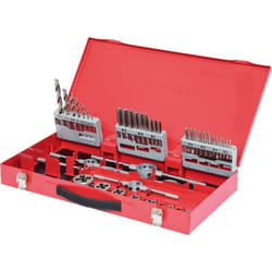 Serie di utensili p.filettare in HSS,44 pz
