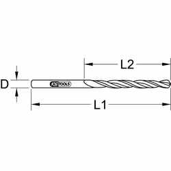 KS Tools 330.102 punta per trapano