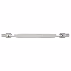 KS Tools 517.0343, Acciaio inox, Acciaio al cromo vanadio, Dritto, 8,10 mm, 225 mm, 225 g
