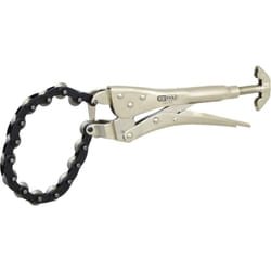 Kstools - Tagliatubi con presa a catena per tubi in acciaio inossidabile, ø 19-83 mm