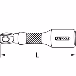 KS Tools 911.1508 1 pz Barra di prolunga