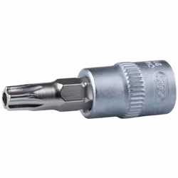 Torx con foro Attacco quadro femmina a norma DIN 3120 / ISO 1174 con sede per sfera di tenuta Con inserto nichelato inserito ...
