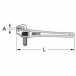 KS Tools 111.3400 chiave per tubi - Vista aggiuntiva 2