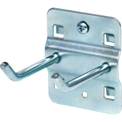 Kstools - Supporto p.utensili a gancio doppio c.estremità piegate a 45°,50mm