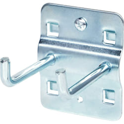 Kstools - Supporto p.utensili a gancio doppio c.estremità piegate a 90°,50mm