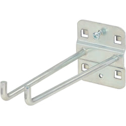 Kstools - Supporto p.utensili a gancio doppio c.estremità piegate a 90°,15mm