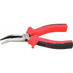 Kstools - ks tools Pinze a becchi piegati semitondi con impugnatura bicomponente - 210 mm - 115.1019