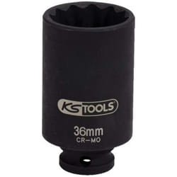 Kstools - ks Tools 150.1707 Bussola per avvitatori ad impulsi speciali per alberi da trasmissione 1/2', 36mm