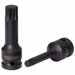 KS Tools 911.0949, Bussola Impact, Nero, 1 testina/e, 1/2", Metrico, 9 mm