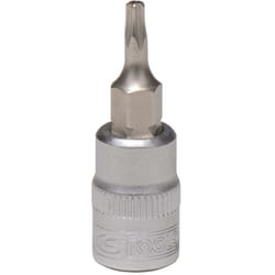 Bussola 1/4", 5 punte con foro, TS20, in 911.4500