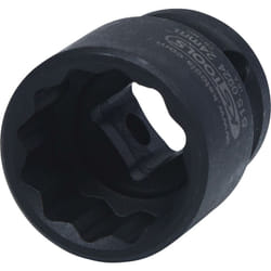 1/2" Bussola poligonale p.avvitatori ad impulsi,corta,24mm
