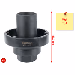 KS Tools 450.0175, Presa elettrica, 3/4", 1 testina/e, Acciaio, ISO 1174, DIN 3121, 4,5 kg