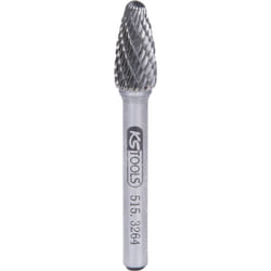 KS Tools 515.3264 sbavatore rotante Metallo Ovale Ghisa, Plastica 1 pz