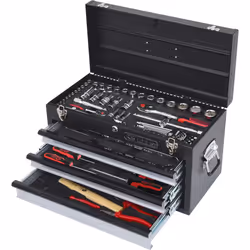 KS Tools 918.0150, Acciaio al cromo vanadio, 25,6 kg, 99 strumenti
